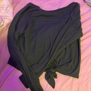 Green Abercrombie and fitch long sleeve / sweater